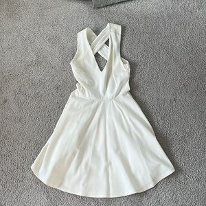 White Lulu’s Skater Dress